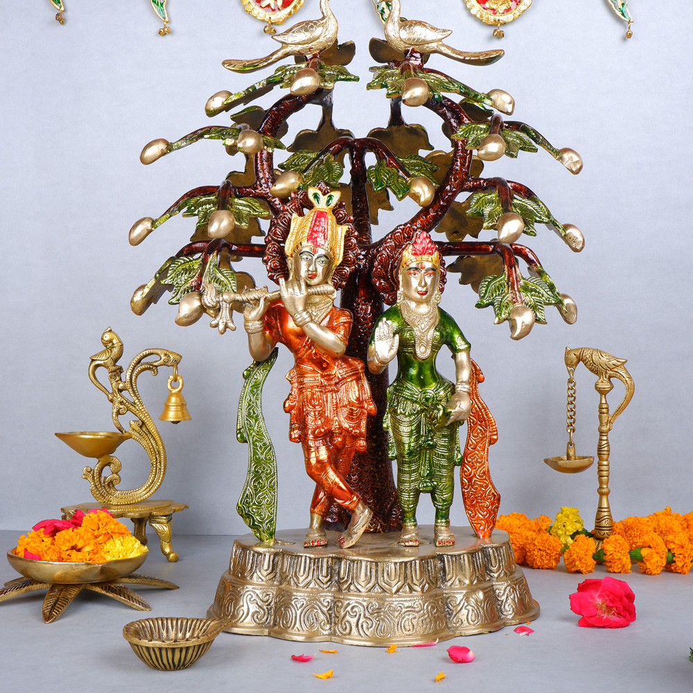 Handcrafted Brass Idols: Traditional Elegance for Your Living Space