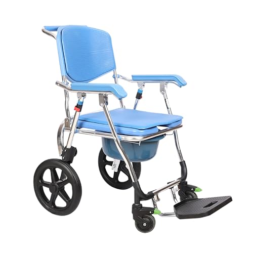 KW-690L Folding Commode Wheelchair – Aluminium Shower Chair