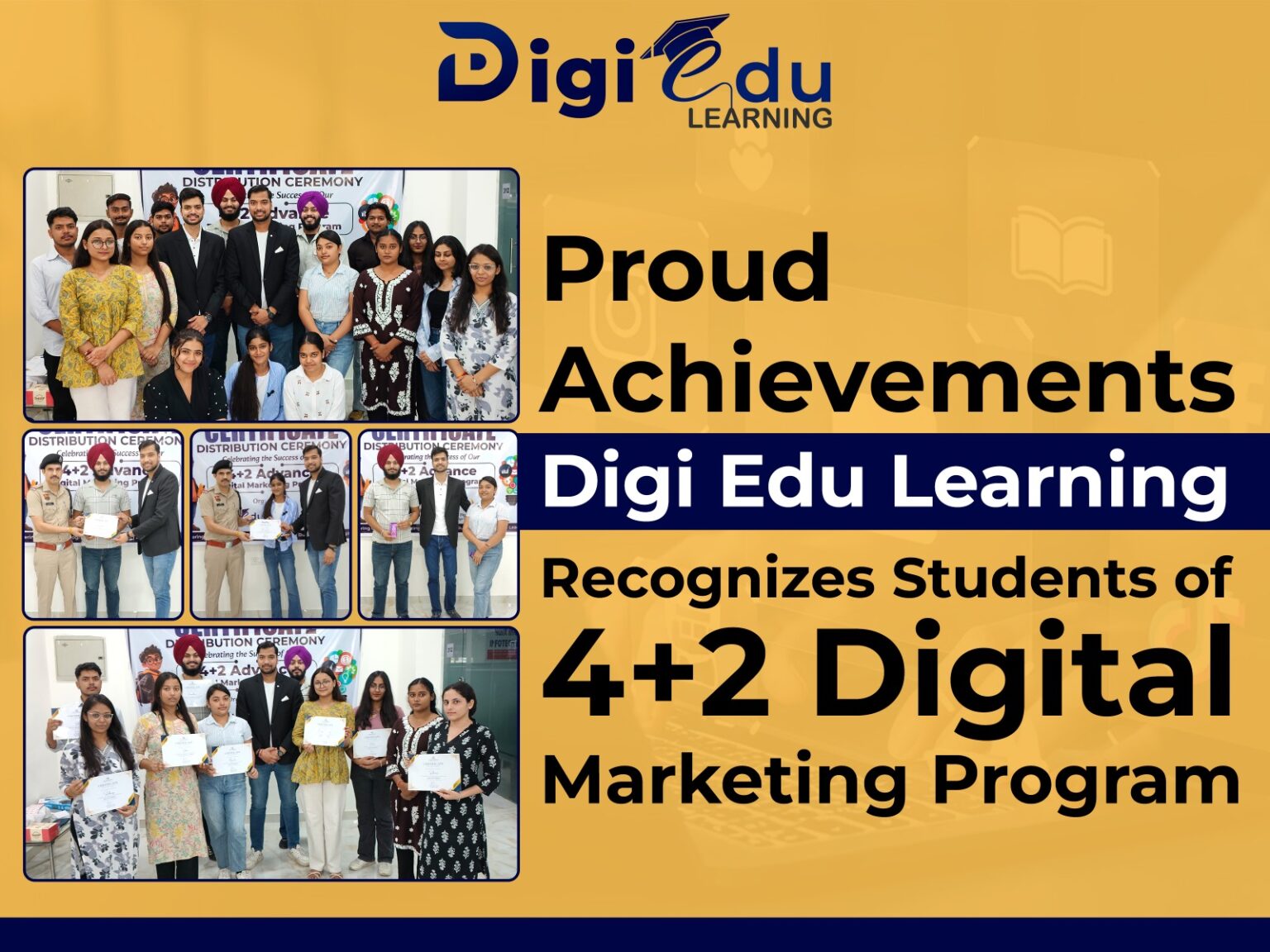 Proud Achievements: Digi Edu Learning Recognizes Students of 4+2 Digital Marketing Program
