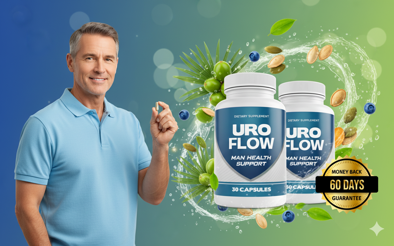 UroFlow: Advanced Men’s Formula for Prostate Health and Smooth Urinary Flow