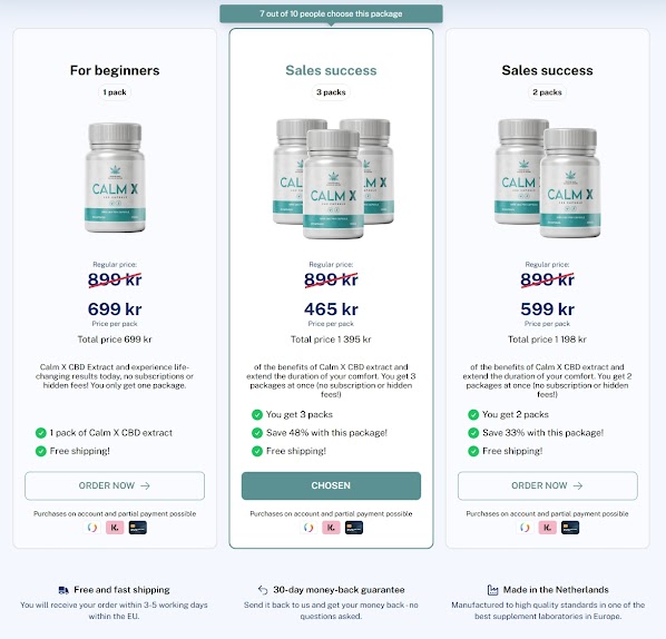 Calm X CBD Capsules Denmark: DNB Reviews – How It Compares to Other Brands
