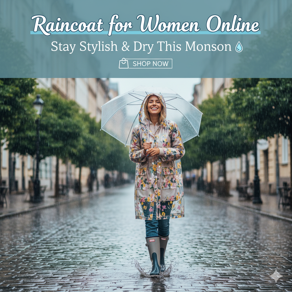 Buy Raincoat for Women Online | Stylish & Durable Rainbow Raincoat for Monsoon