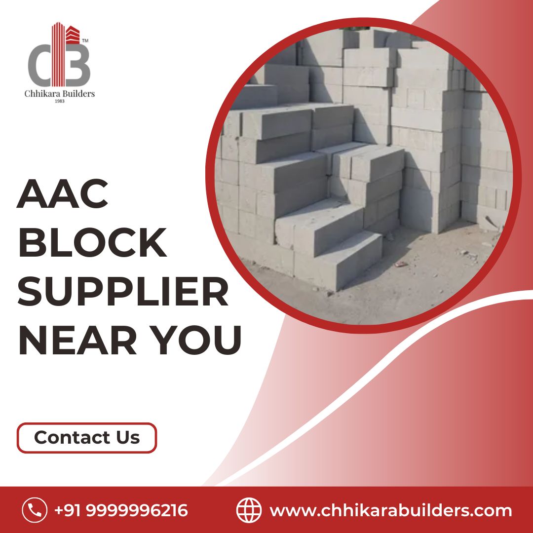 Trusted AAC Block Supplier Near You for Quality Builds