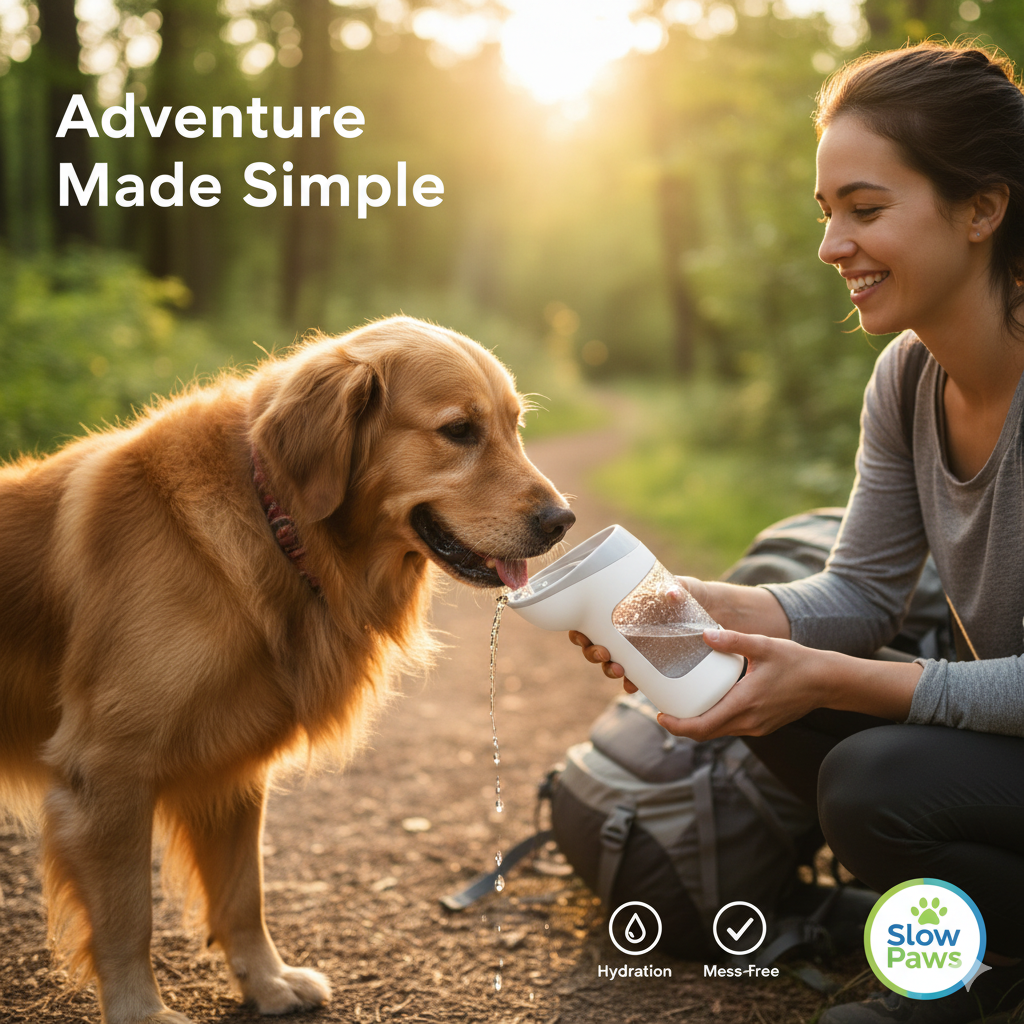 The Ultimate Guide to Mess-Free Pet Travel: Why Your Dog Needs a 2-in-1 Water Bottle