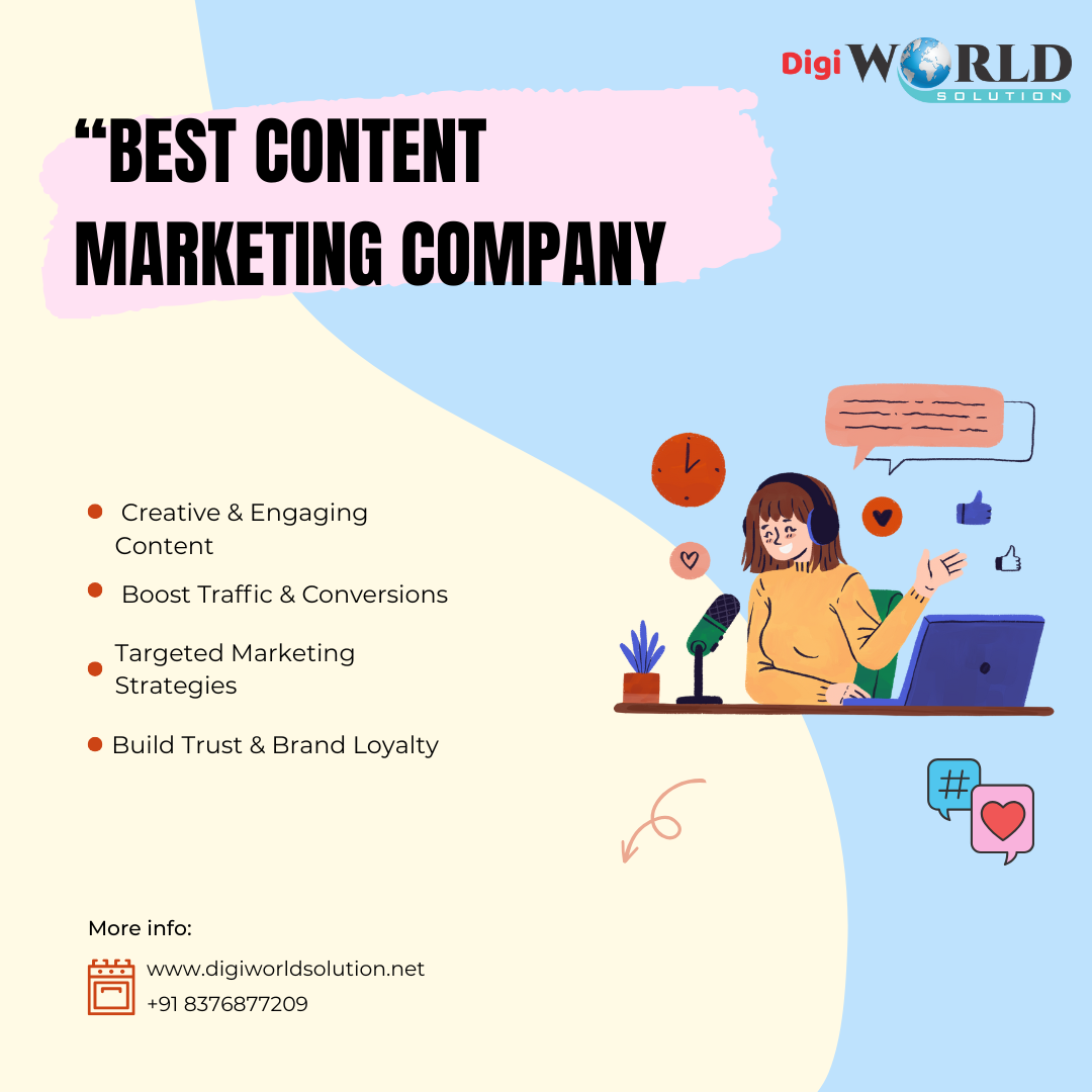 “Best Content Marketing Company in Noida – Engage, Influence & Grow”