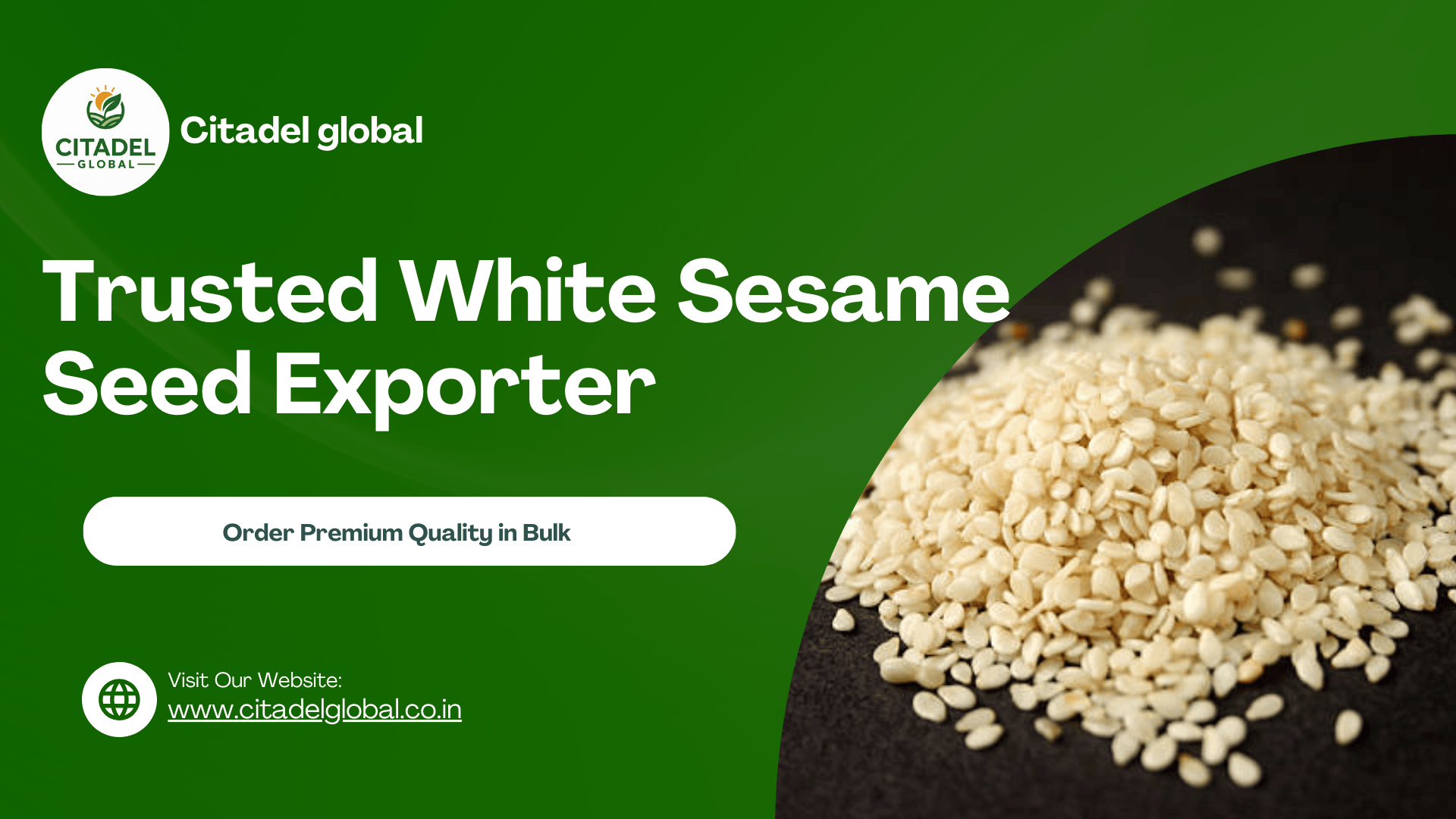 Trusted White Sesame Seed Exporter – Order Premium Quality in Bulk