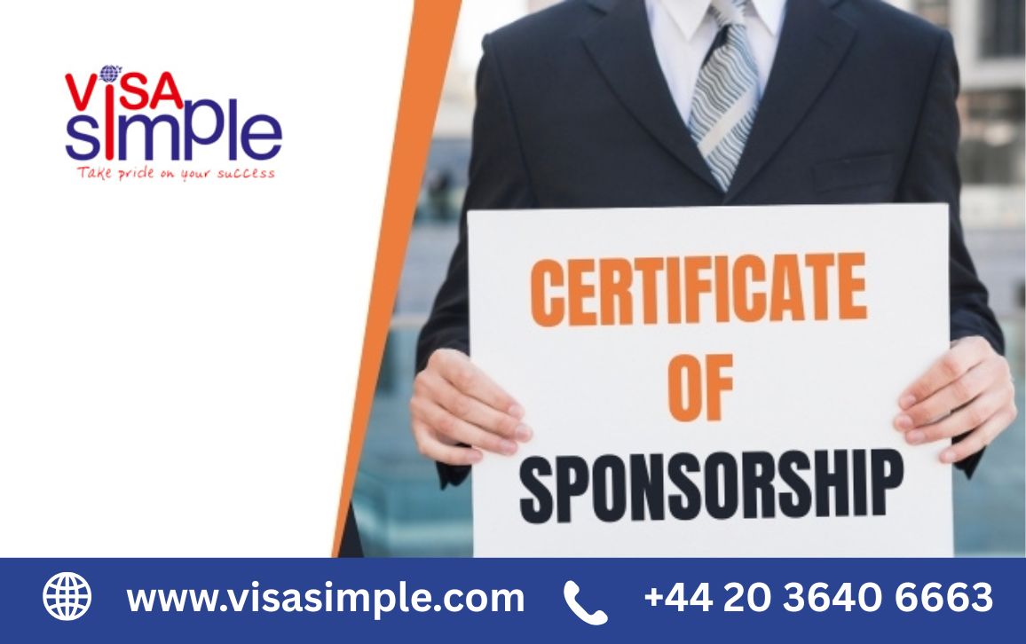 certificate of sponsorship