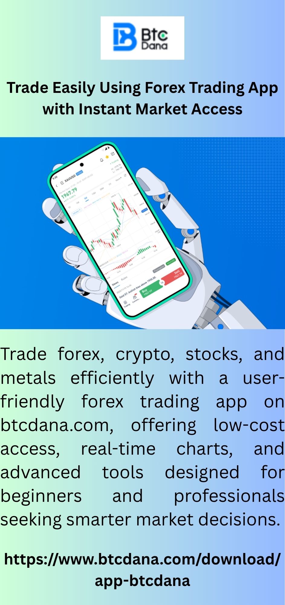Trade Easily Using Forex Trading App with Instant Market Access