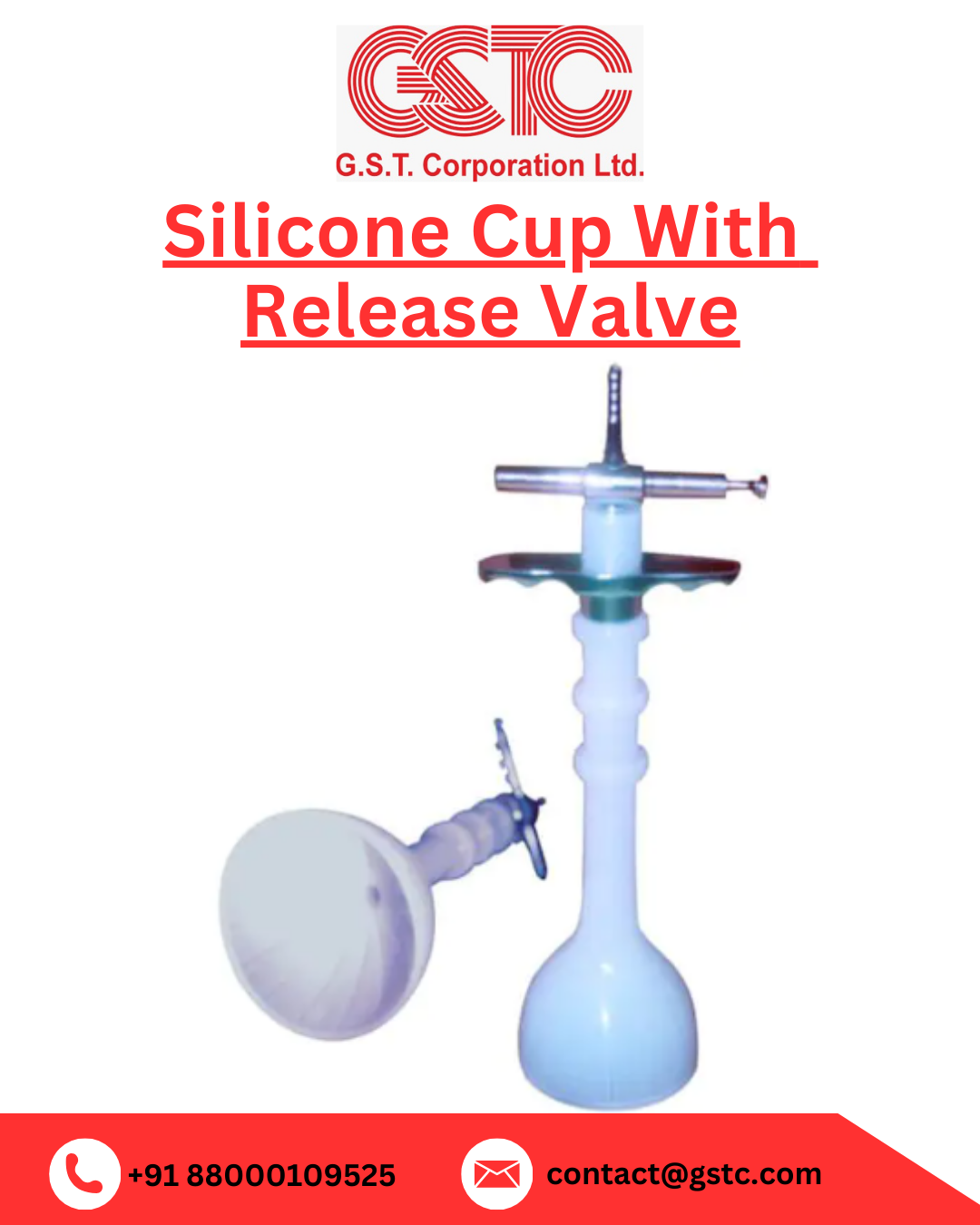 Silicone Vacuum Cup with Release Valve