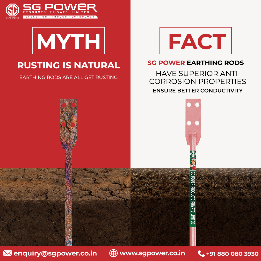 Myth vs Fact: Say Goodbye to Rusting Earthing Rods!